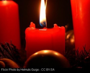 December 2015 From The Editor - Being Present Candle